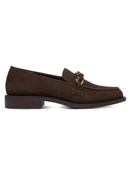 Loafersy brązowe
