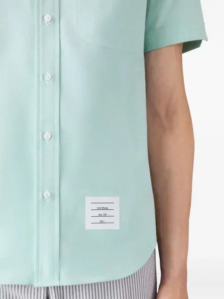 Cămașă Thom Browne scurtă verde