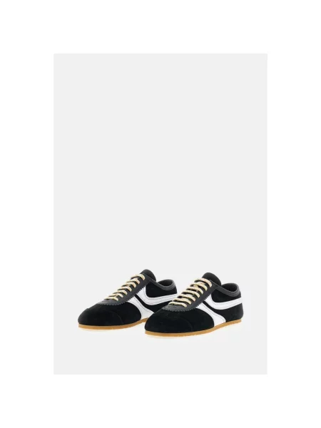 Sneakersy Dries Van Noten zamszowe czarne