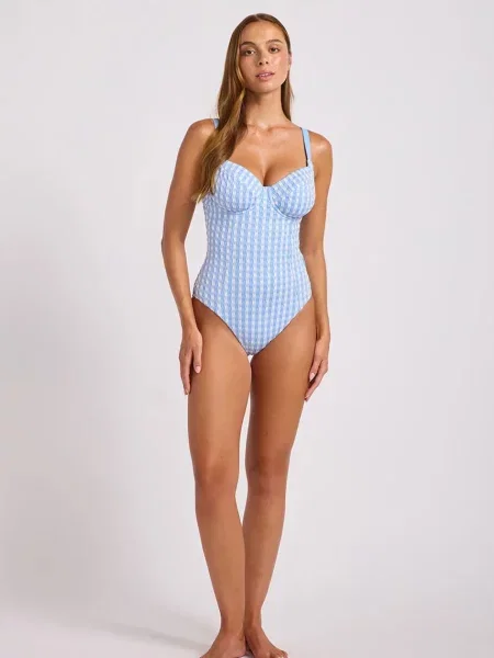 Seafolly strój kąpielowy jednoczęściowy DD niebieski