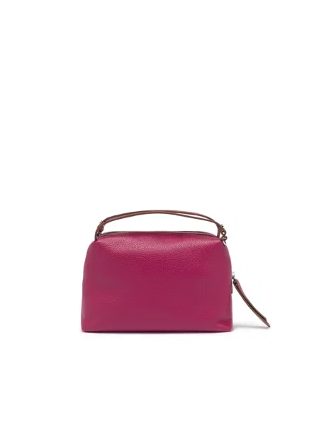 Torebka skórzana Gianni Chiarini skórzana fioletowa