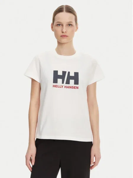 Helly Hansen Tricou Logo alb