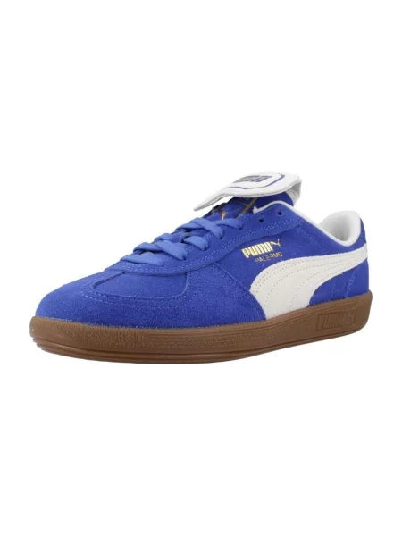 Pantofi Puma din piele de căprioară albastru