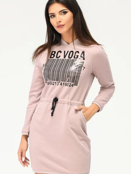 CARICA Сукня міні рожевий