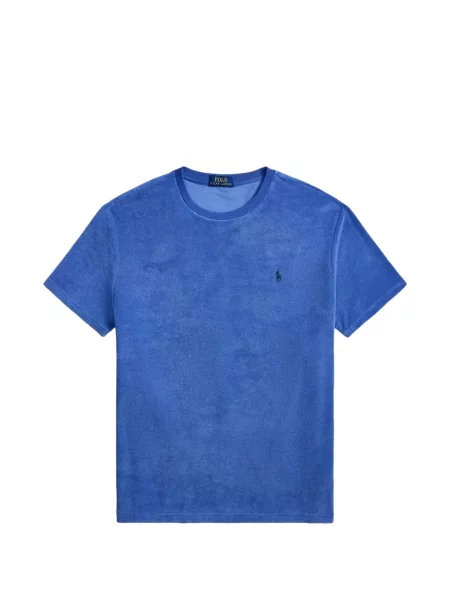 Căciulă Polo Ralph Lauren clasică din material terry cu șireturi alb