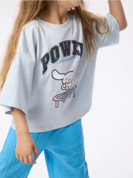 Reserved Tricou Cinnamoroll albastru-pal albastru
