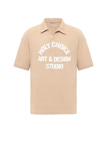 Dandalo Tricou bej alb