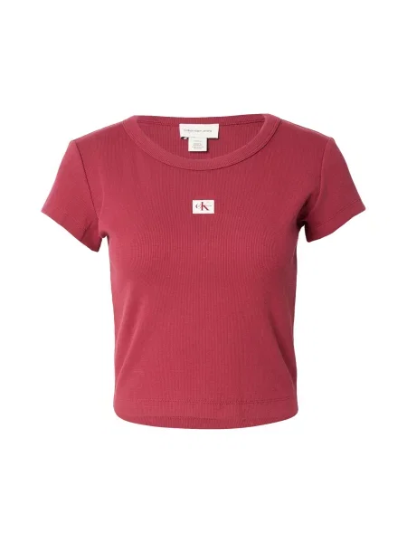Calvin Klein Jeans Tricou burgundy roșu