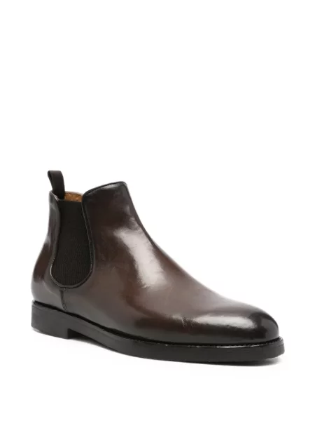 Botine Officine Creative din piele maro