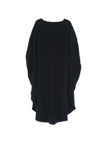 Костюм рокля Gianluca Capannolo с драперии синьо