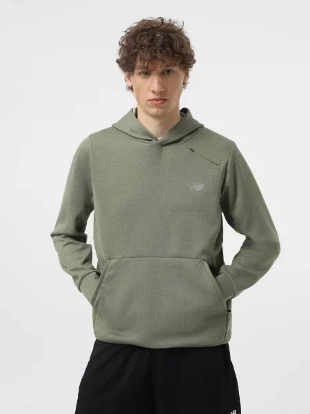 Трикотажное худи New Balance хаки