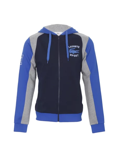 Sweter Lacoste wełniany niebieski
