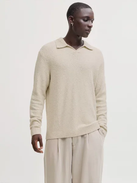 JACK & JONES Sveter JPRBLAMAVERICK svetlosivá