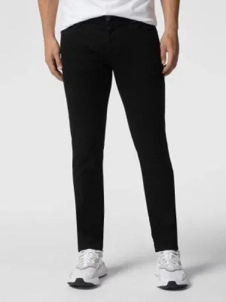 Jeansy o kroju slim fit z dodatkiem streczu Jack & Jones czarne