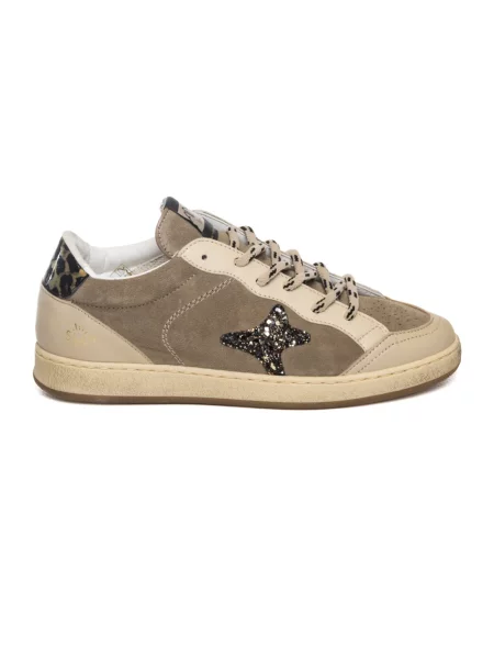 Sneakersy Ama Brand skórzane beżowe