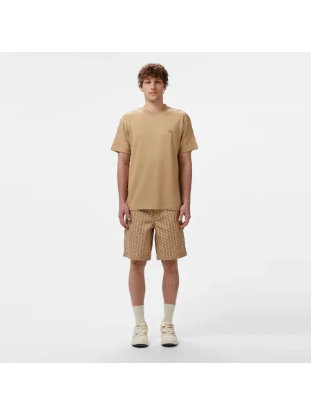 Футболка Lacoste бежевая