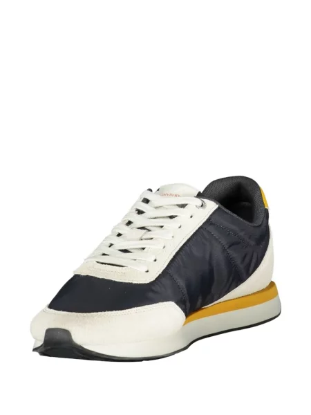 Sneakerși Calvin Klein cu autograf albastru