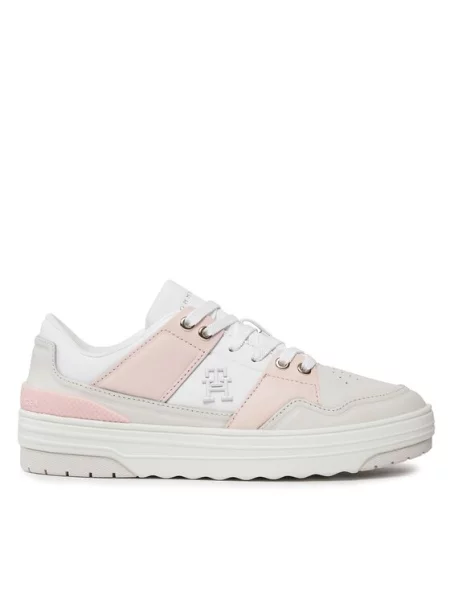 Tommy Hilfiger Sneakersy Th Basket Sneaker Lo szary