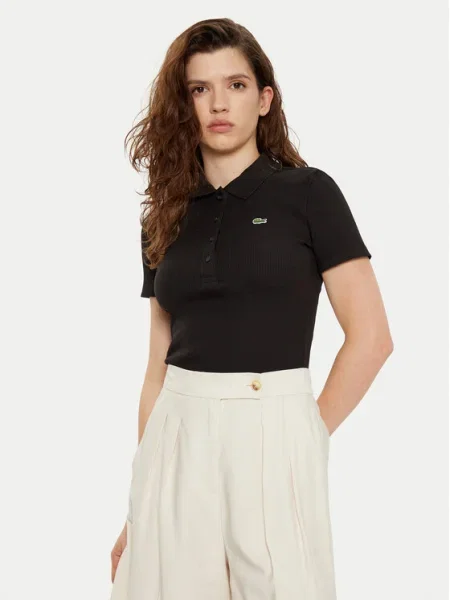 Lacoste Tricou polo negru