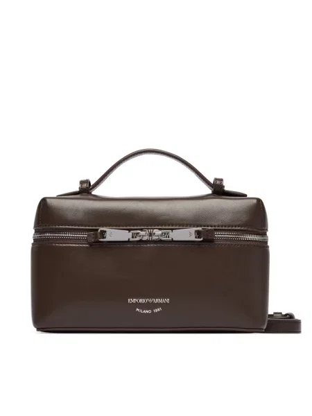 Emporio Armani Torebka Szary brązowa