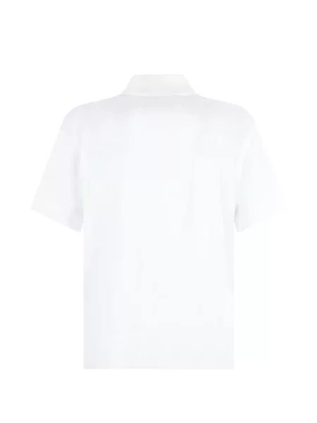 Scurt tricou polo Ami Paris alb
