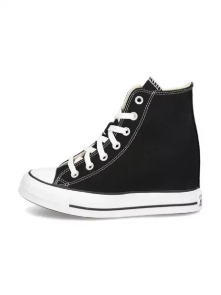 Klasické tenisky Converse Chuck Taylor All Star na klínovém podpatku černé