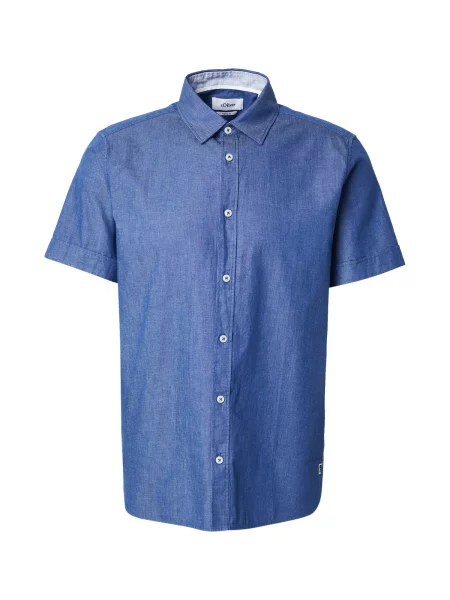 S.Oliver Košulja sivkasto / crno plava