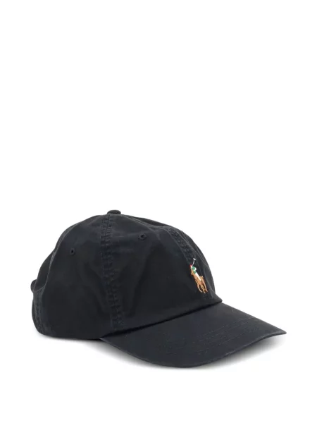 Hímzett húzózsinór pólóing Polo Ralph Lauren fekete
