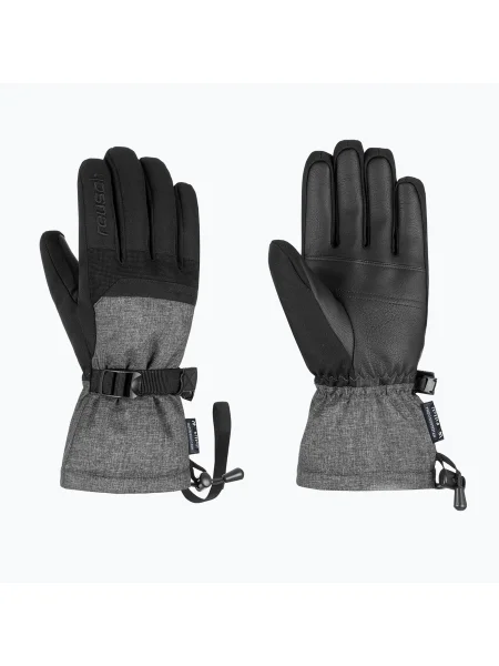 Скиорски ръкавици Reusch Outset R-Tex XT black/black melange черно
