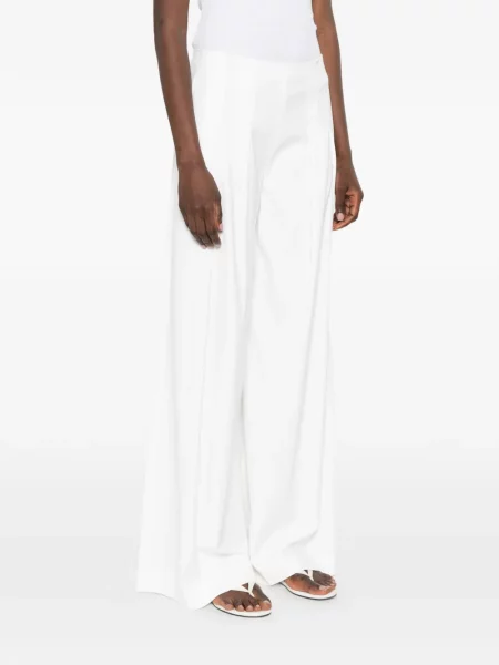 Pantaloni Alice + Olivia alb