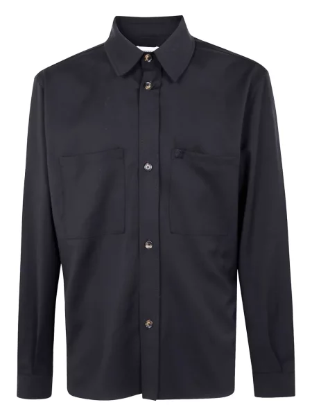 Vunena košulja Laneus crna