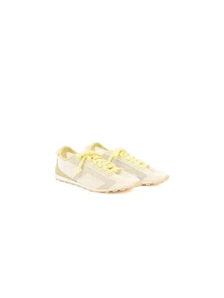 Buty do tenisa Jacquemus skórzane do tenisa żółte
