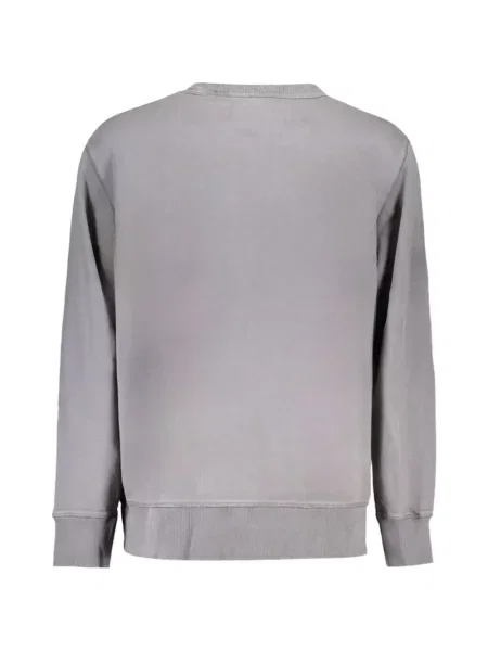 Pulover Calvin Klein cu autograf gri