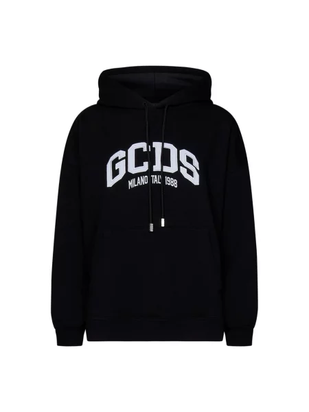 Bluza z kapturem Gcds z logo czarna
