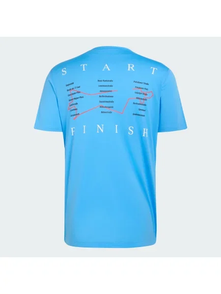 Berlin Half Marathon T-Shirt niebieska