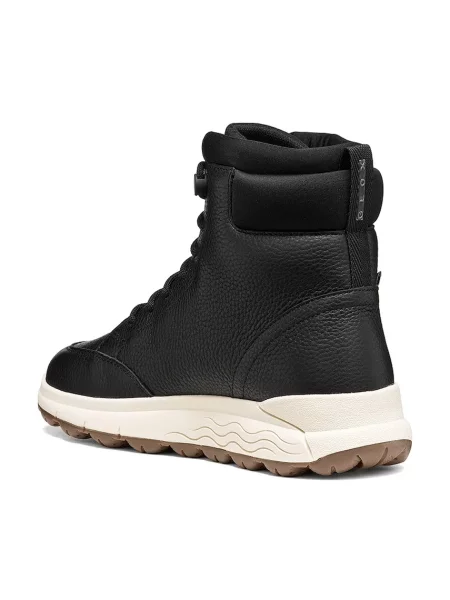 Geox botki skórzane D SPHERICA B ABX czarne
