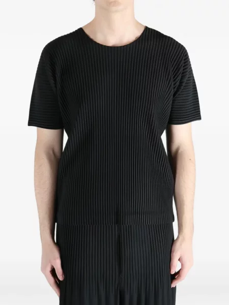 Πλισέ μπλούζα Homme Plissé Issey Miyake μαύρο