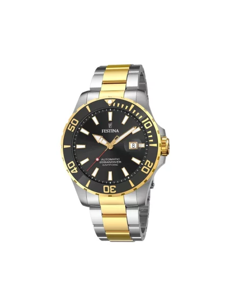 FESTINA Analogové hodinky Date watch AUTOMATICO' černá