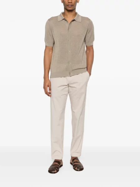 Pantaloni White Sand alb