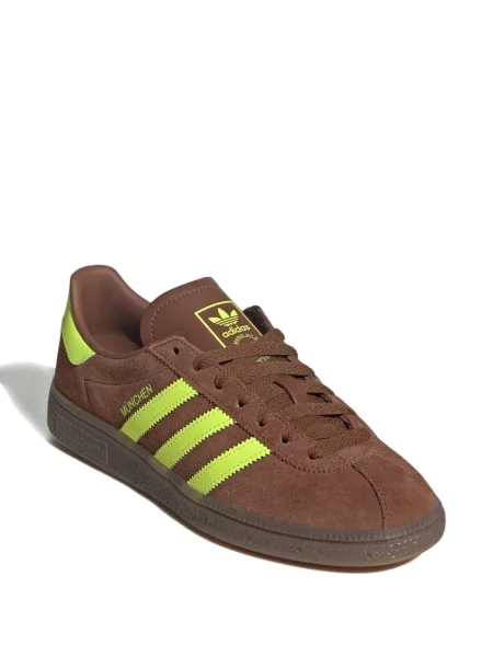Sneakerși Adidas Superstar cu dungi verde