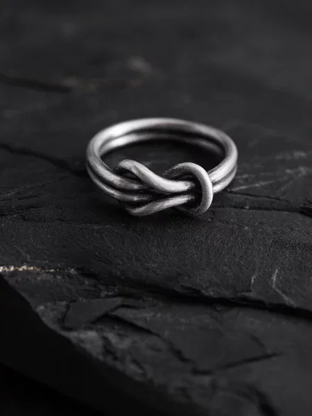 REYTEL Inele REEF KNOT argintiu