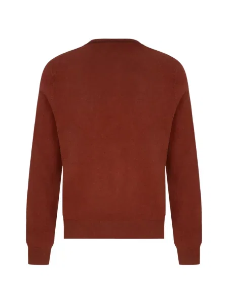 Pulover Paul Smith cu decolteu rotund cu model zebră roșu