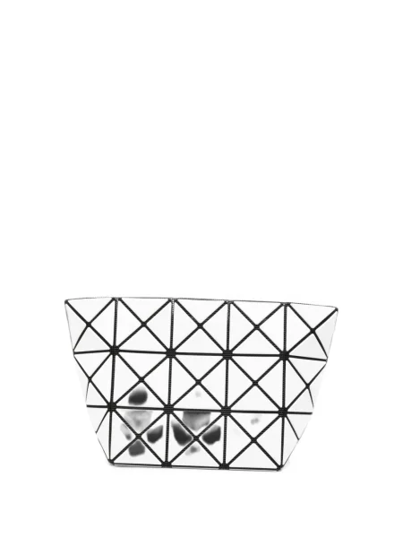 Geantă plic Bao Bao Issey Miyake cu imprimeu geometric alb