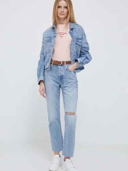 Kavbojke Pepe Jeans modra