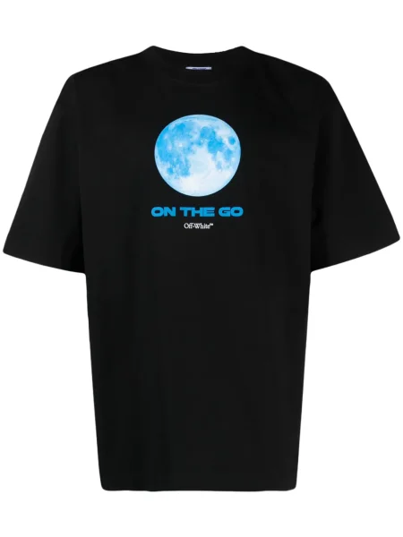 Tricou Off-white cu imagine alb