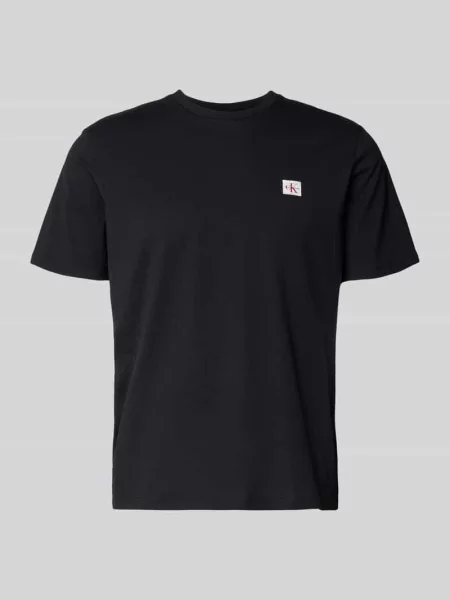 T-shirt z naszywką z logo Calvin Klein czarna