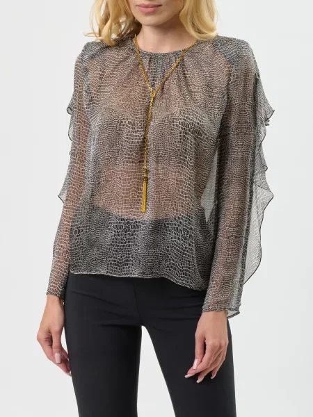 Блуза Elisabetta Franchi чорна