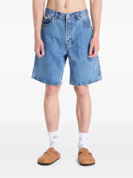 Džínové šortky Calvin Klein modré