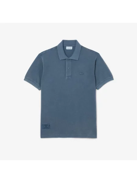 Классическое поло Lacoste голубое