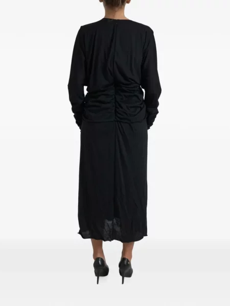 Lung rochie midi Dolce & Gabbana negru